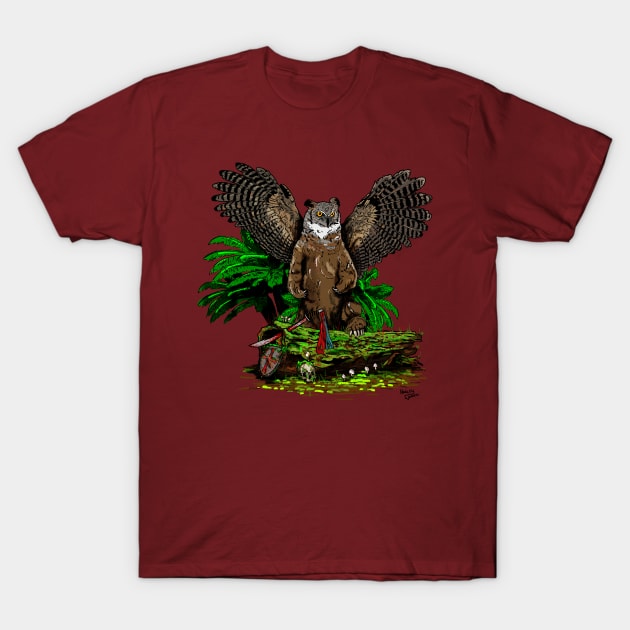 Owl Bear T-Shirt by Harley Warren